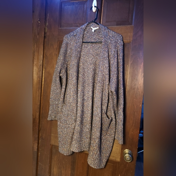 Terra & Sky, Long Open Purple Cardigan. - Picture 4 of 5